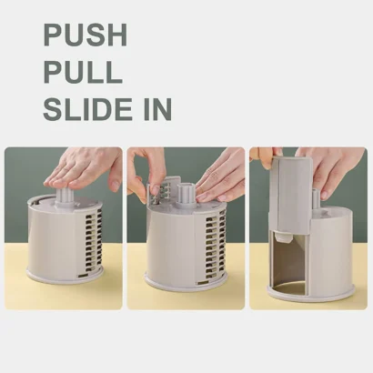 Vegetable Shredder Round Mandoline Slicer-3