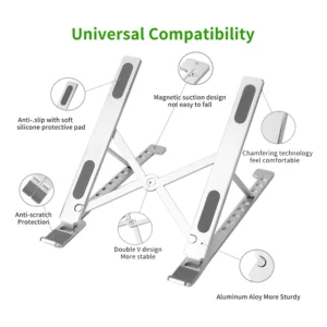 Aluminum Folding Laptop Stand-3