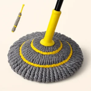 Self-Wringing Twist Mops for Floor Cleaning